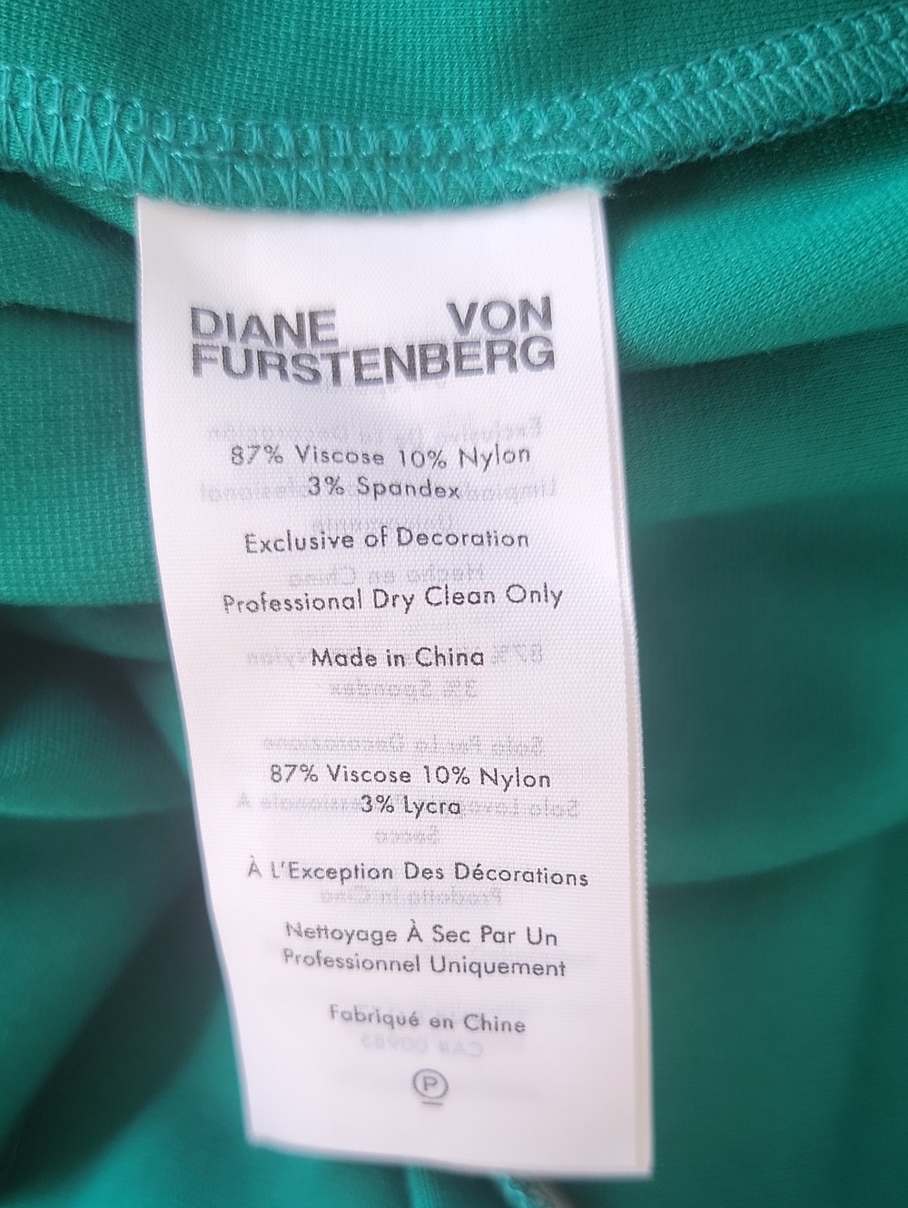 Diane Von Furstenburg The Darrius Dress Sheath Dress Bodycon Sz 4 - Picture 13 of 13